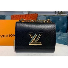 Louis Vuitton M55224 LV Twist PM chain bags Black Epi leather