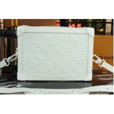 Louis Vuitton M53287 LV Soft Trunk Bags White Taurillon Monogram leather