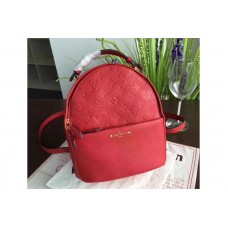 Louis Vuitton M44015 Monogram Empreinte Leather  Sorbonne Backpack Red