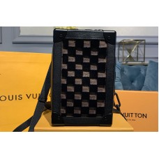 Louis Vuitton M45044 LV Vertical Soft Trunk bag Damier Ebene Canvas With Black