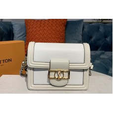 Louis Vuitton M55963 LV Mini Dauphine Handbags in White Epi leather
