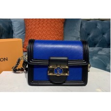Louis Vuitton M55964 LV Mini Dauphine Handbags in Blue Epi leather