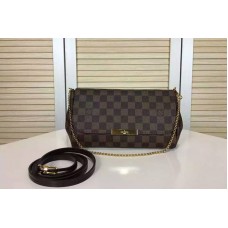 Louis Vuitton N41129 Damier Ebene Canvas Favorite MM Bags