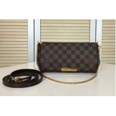 Louis Vuitton N41276 Damier Ebene Canvas Favorite PM Bags