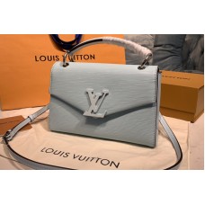 Louis Vuitton M55981 LV Pochette Grenelle handbag Blue Epi Leather