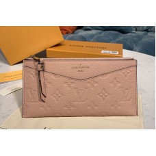 Louis Vuitton M68713 LV Pochette Melanie BB Bag in Pink Monogram Empreinte leather