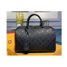 Louis Vuitton M42406 Speedy Bandouliere 30 handbag in Black Monogram Empreinte leather
