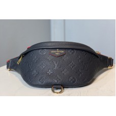 Louis Vuitton M44812 LV Bumbag in Navy Blue Monogram Empreinte leather