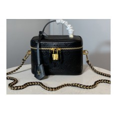 Louis Vuitton M44985 LV Nice Mini beauty case in Black Monogram Empreinte Leather
