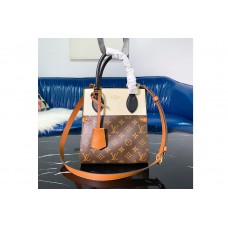 Louis Vuitton M45388 LV Fold Tote PM tote bag in Monogram Canvas and calfskin leather