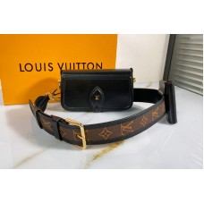 Louis Vuitton M69841 LV Officier pouch in Black Cowhide leather