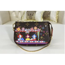 Louis Vuitton M69976 LV Mini Pochette Accessoires Bag in Monogram coated canvas