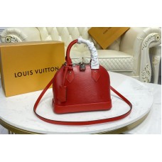 Louis Vuitton M41160 LV Alma BB handbag in Coquelicot Red Epi Leather