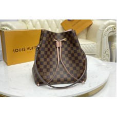 Replica Louis Vuitton N41168 Bergamo MM Shoulder Bag Damier Ebene Canvas  For Sale