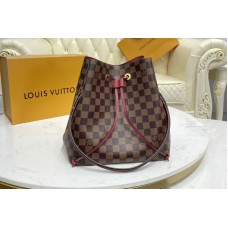 Louis Vuitton N40214 LV NeoNoe bucket bag in Damier Ebene coated canvas