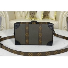 Louis Vuitton M30697 LV Soft Trunk Wallet in Khaki Green Taiga leather