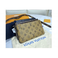 Louis Vuitton M45412 LV LV3 Pouch in Lambskin, Monogram and Monogram Reverse coated canvas