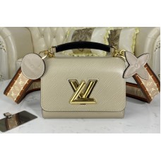 Louis Vuitton M57063 LV Twist Mini handbag Gray Epi leather