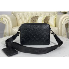 Louis Vuitton M69827 LV Duo Messenger bag in Monogram Shadow leather