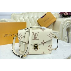 Louis Vuitton M45596 LV Pochette Metis Bag in Bicolor Monogram Empreinte Leather