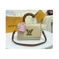 Louis Vuitton M57318 LV Twist MM handbag In Beige Epi Leather