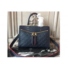 Louis Vuitton M54195 Sully PM Monogram Empreinte Leather Bags Blue