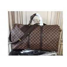 Louis Vuitton N41428 Keepall Bandouliere 45 Damier Ebene Canvas Travel Bags