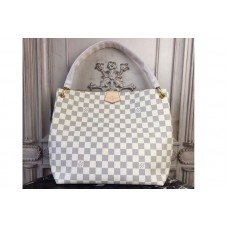 Louis Vuitton N42248 Graceful PM Damier Azur Canvas Bags Beige