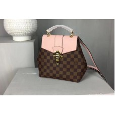 Louis Vuitton N42262 Damier Ebene Canvas Clapton Backpack Pink