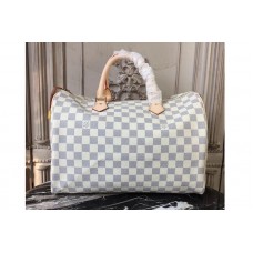 Louis Vuitton N41369 Speedy 35 Damier Azur Canvas Bags