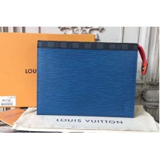 Louis Vuitton M67736 Epi Leather Pochette Voyage MM Blue