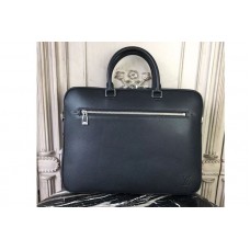 Louis Vuitton M30643 Porte Documents Business Taiga Leather Bags Black