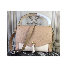 Louis Vuitton M43619 Blanche MM Monogram Empreinte Bags Cream