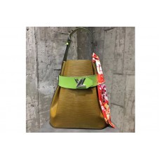 Louis Vuitton M55188 Epi Leather Bucket Bag Green