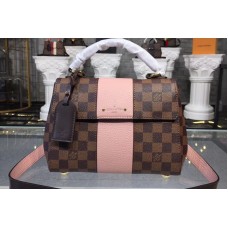 Louis Vuitton N41071 LV Bond Street BB Bags Damier Ebene Canvas Pink