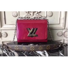 Louis Vuitton M54243 Twist PM Bags Monogram vernis Dark Red