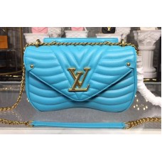 Louis Vuitton M51946 LV New Wave Chain Bags MM Blue