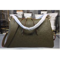 Louis Vuitton M43669 LV Monogram Empreinte Ponthieu PM Bags Green