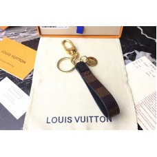 Louis Vuitton M61950 LV Damier Ebene Canvas Dragonne Bag Charm and Key Holder