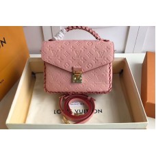 Louis Vuitton M43941 LV Monogram Empreinte Pochette Metis Bags Pink