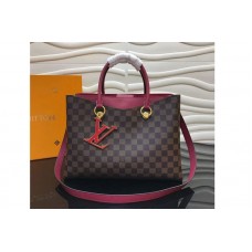 Louis Vuitton N40050 LV Riverside Damier Ebene Canvas Bags Wine