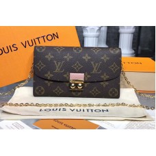 Louis Vuitton M61273 LV Croisette Wallet Monogram Canvas Bags Rose Ballerine