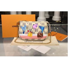 Louis Vuitton N64451 LV Damier Azur Canvas Mini Pochette Accessoires