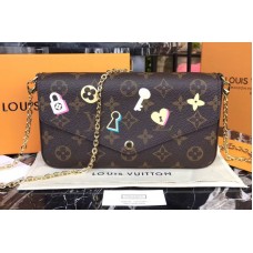 Louis Vuitton M61276 My LV World Tour Monogram Canvas Pochette Felicie