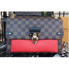 Louis Vuitton N40108 Damier Ebene Canvas Vavin PM Red