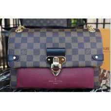 Louis Vuitton N40108 Damier Ebene Canvas Vavin PM Wine