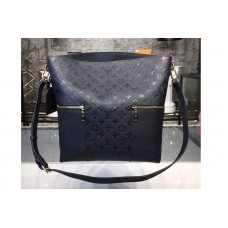 Louis Vuitton M44014 Melie Monogram Empreinte Leather Hobo Bags Black