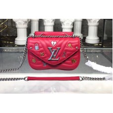 Louis Vuitton M53213 New Wave Chain Bag PM New Wave Leather Red
