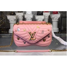 Louis Vuitton M53214 New Wave Chain Bag New Wave Leather Rose