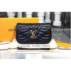 Louis Vuitton M63929 New Wave Chain Pochette Bags Black